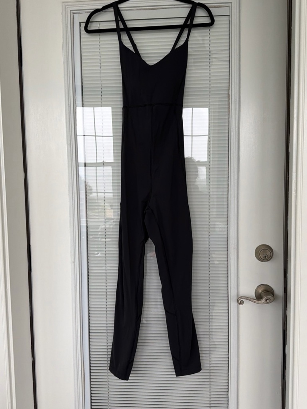Outdoor Voices Black Women's Strappy Jumpsuit